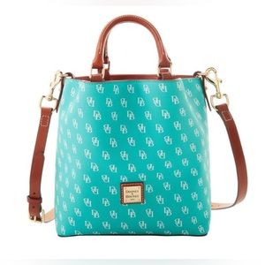 NWT Dooney & Bourke Gretta Small Barlow Top Handle Bag - Sea Foam- MISSING STRAP